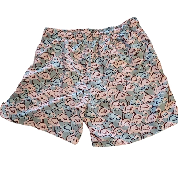 Men's Boca Classics Swim Flamingo Print Swim Trunks Shorts Medium - Picture 2 of 4